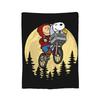 Snoopys & Woodstock Fun & Flowers Flannel Blanket Awesome Throw Blanket for Home Hotel Sofa 150*125cm Quilt,