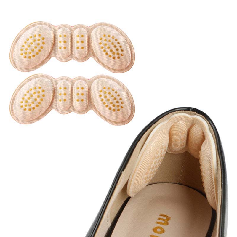 Heel Pads for Shoes Too Big, 180° Heel Grips to Prevent Slipping & Blisters, Self-Adhesive Liner Inserts,  1 Pair