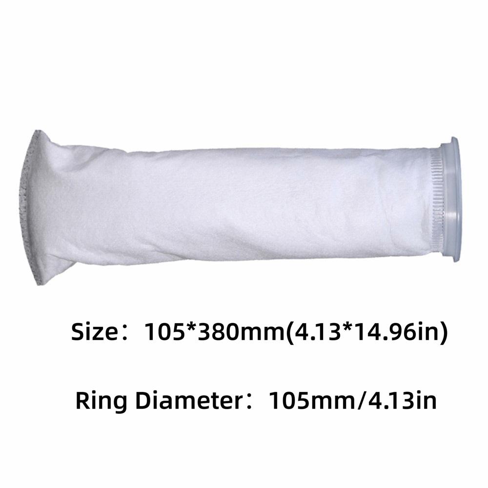 150 Micron Aquarium Filter Bag White Filter Ring Sock Light Weight Fish Tank Filter Bag Aquarium