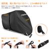 Favoto Motorcycle Cover for Large UV High and Includes a Windproof Belt with Reflective Durable and Storage Bag Motorcycles, Waterproof, Protection,