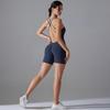 Hip Lifting, High Elasticity, Tight Fitting Fitness, Yoga Clothes, Cross Back Beauty, No Awkward Lines, Long Pants Jumpsuit