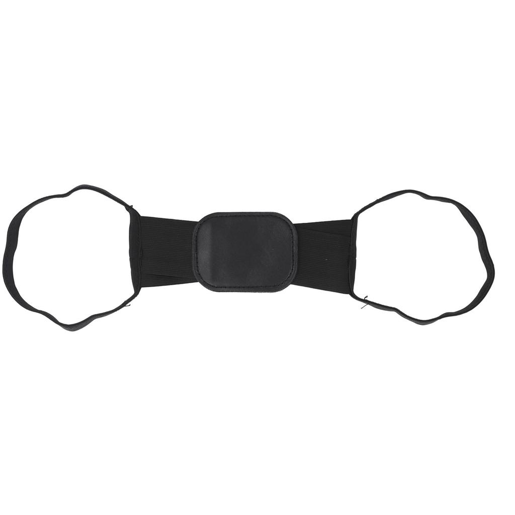 Back Spine Correction Belt Black L Size Men Women Breathable Corrector Hunchback Posture Correction Belt