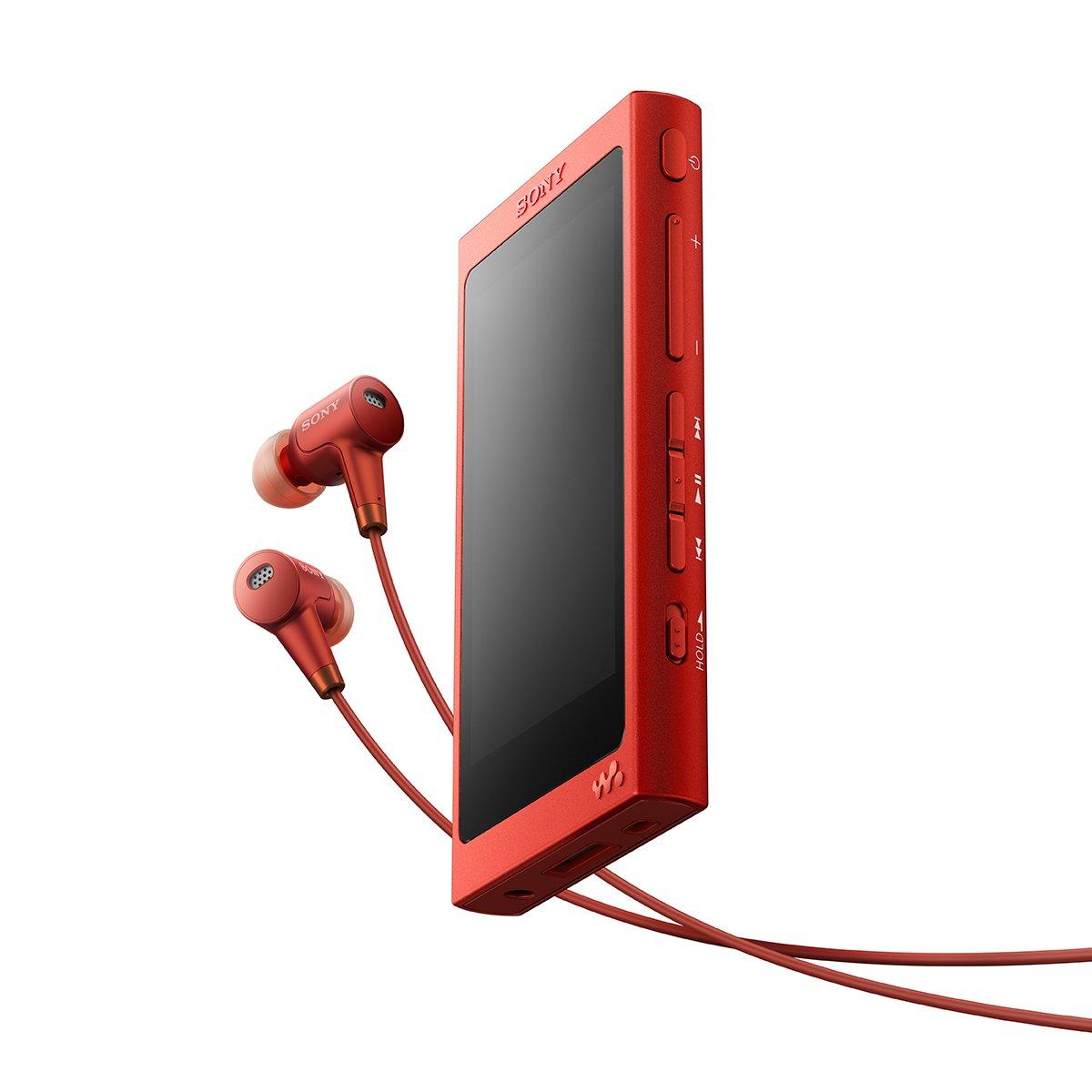 

Sony Walkman A Series 64 ГБ Наушники с шумоподавлением Киноварно-красный NW-A37HN Bluetooth, microSD, Аудио высокого разрешения, Шумоподавление, В комплекте Hi-Res,