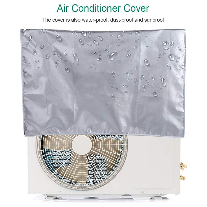 Outdoor Air Conditioning Cover Waterproof Dust Cover Washing Anti-Dust Anti-Snow