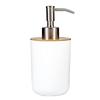 Refillable Bamboo Soap Dispenser Plastic Pump Bath Lotion Pump Jar Hand Sanitizer Bottle  Kitchen
