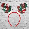 Wear-resistant Christmas Antler Headbands Non-slip Cosplay Headbands  Party Favors