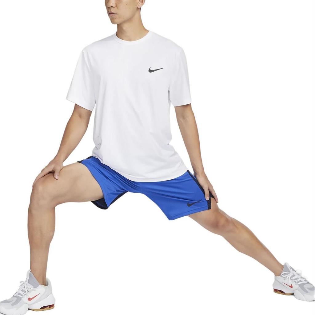 Nike T Shirts Men's White Crew Neck Moderate Straight Fit FN7290-100