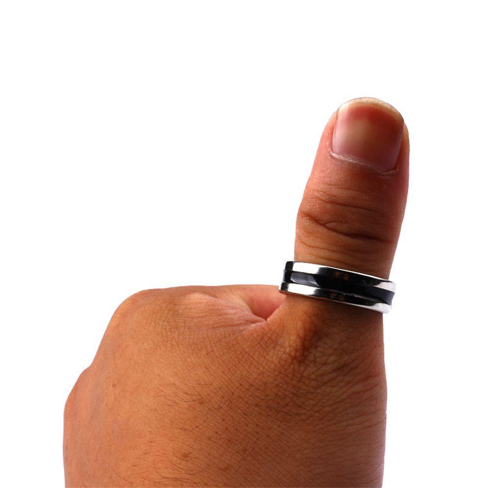 Magic Black Circle Finger Decoration Magic Ring Props Magic Magnet Ring Magician Ring Pk Ring Magic