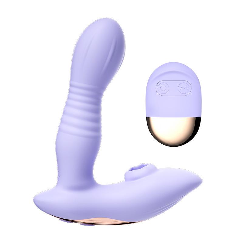 Silent Wearable Vibrator: Telescopic Massager & Intimate Masturbation Toy for Women