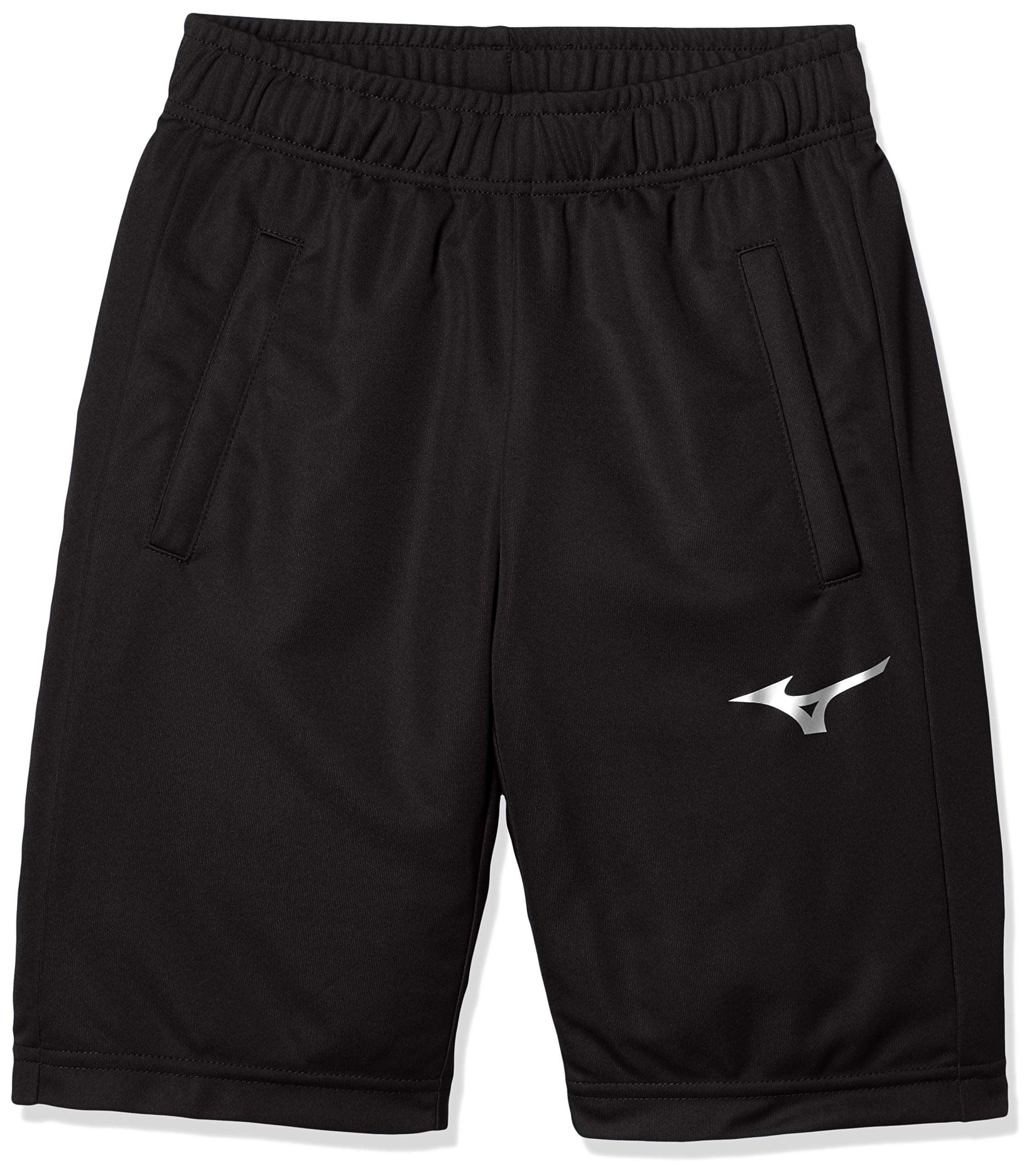 

Тренировочные шорты Mizuno Light Knit, Облегающий крой, Влагоотводящие, Быстросохнущие, Черные, Размер XS, 32MD9123