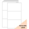 STARLIBOO Removable Colored Labels Stickers, 3X5 Inch Removable Large Label Stickers for Moving Boxes and Storage B- Waterproof- Tear Resistant
