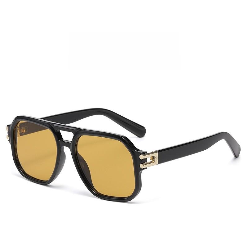 Polygon Sunglasses For Men Women Anti Glare Pc Frame Fashion Outdoor Travel