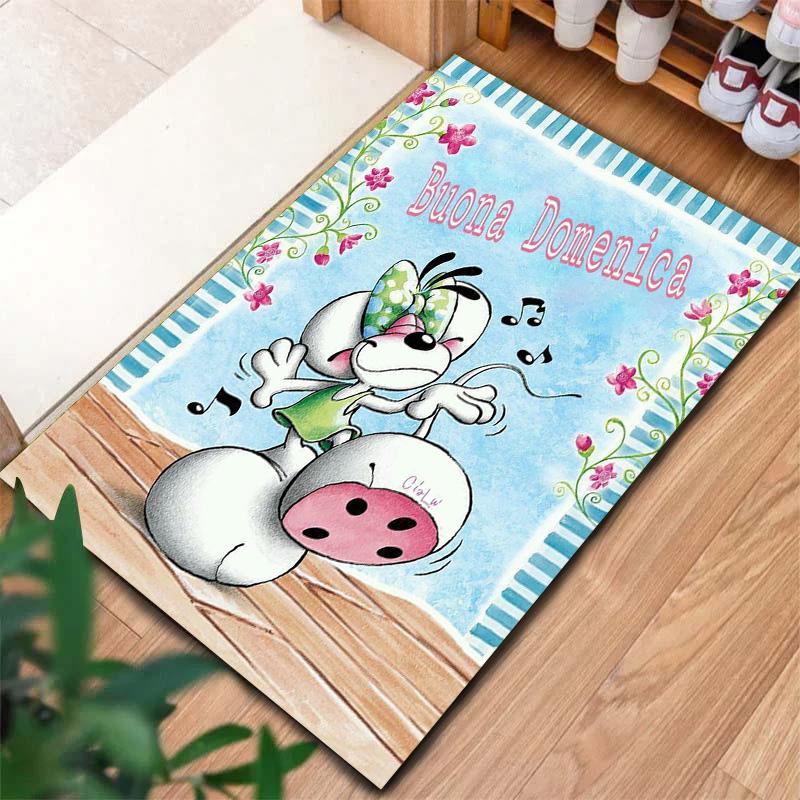 Diddl Carpet Rug for Living Room Bedroom Home Sofa Decoration,Kids Play Non-slip Floor Mat