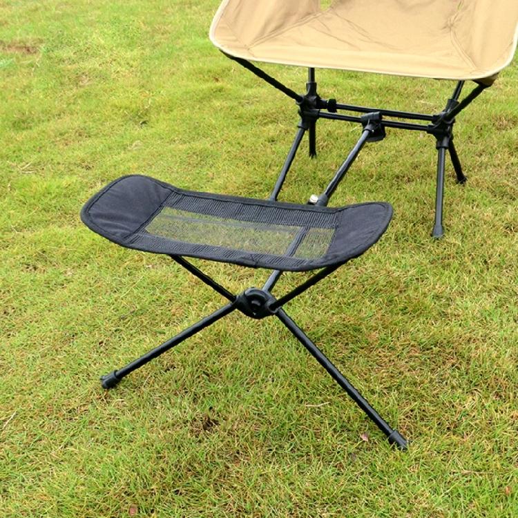 Outdoor BBQ Campingstuhl Fuß-Liegestuhl Fußstütze Tragbarer Hocker Faltbar