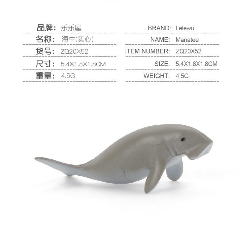 Mini Sea Animal Action Figure Dolphin Shark Whale Turtle Marine Creatures Model Ornaments Gifts For Boys Girls