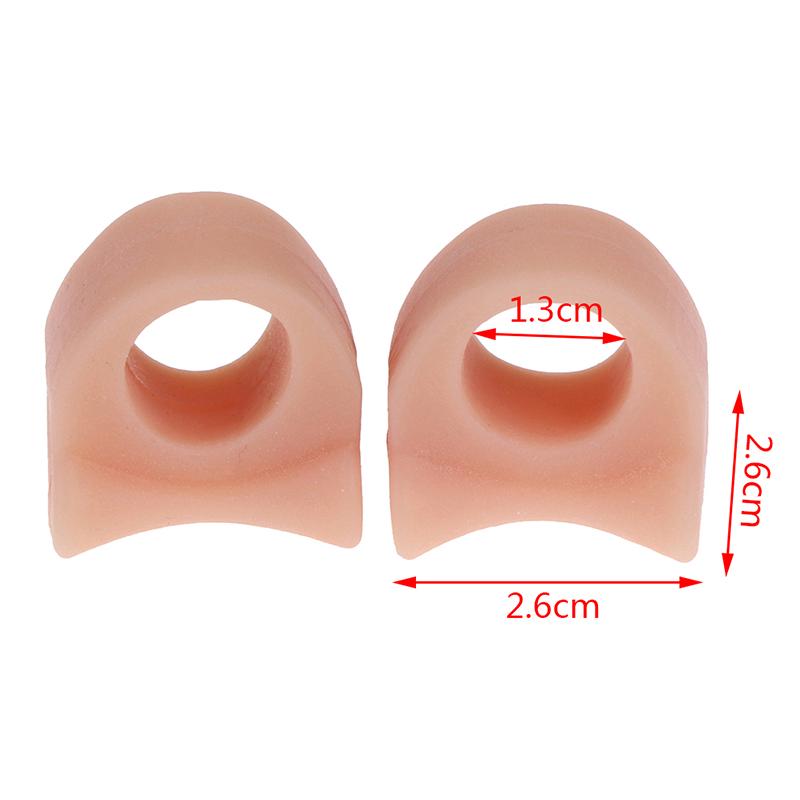2Pcs Gel Toe Separator Straightener Bunion Spacer Corrector Hallux Valgus Relief
