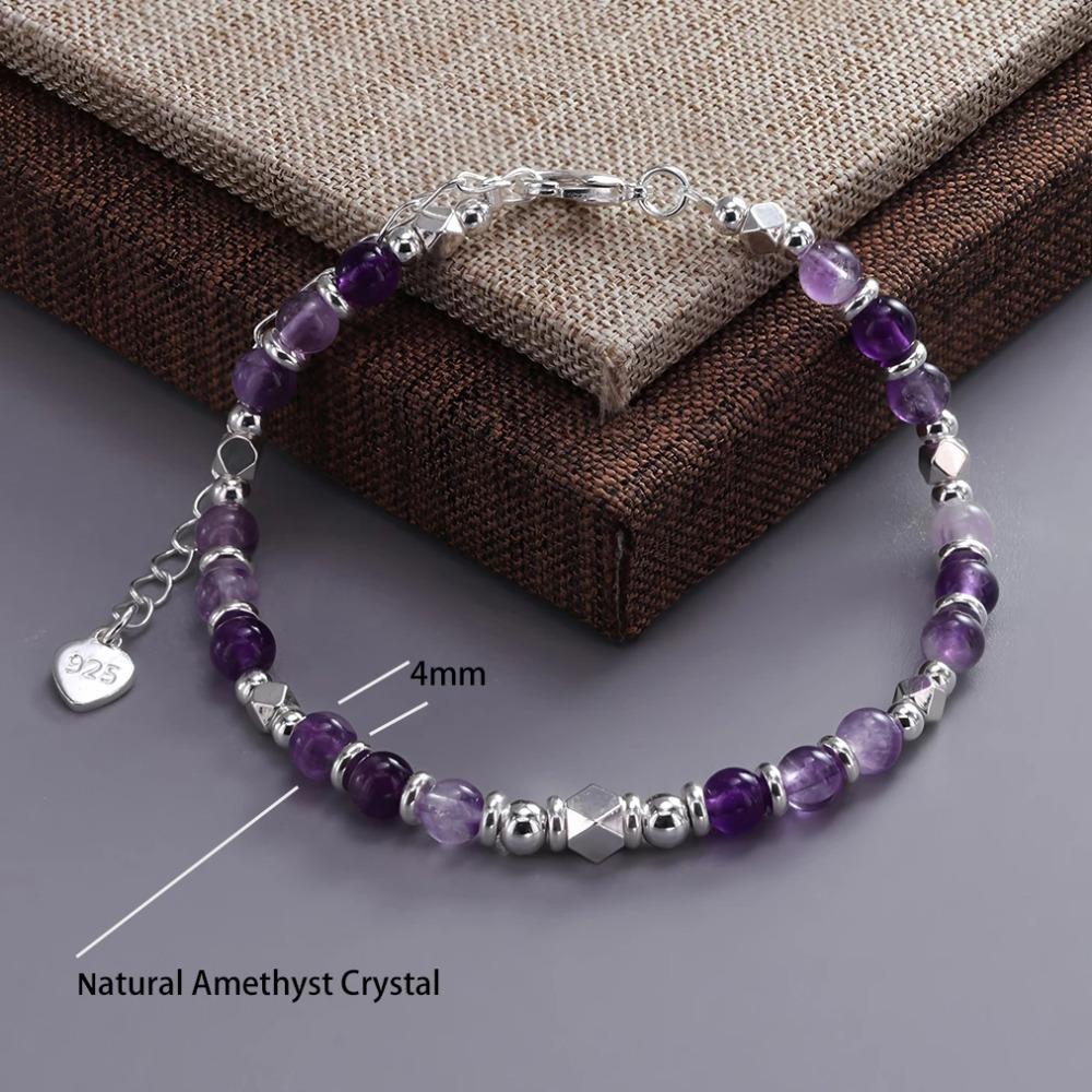 925 Silver Double Love Heart Hollow Beads Bracelet Adjustable Romantic Jewelry for Women Fashion Classic