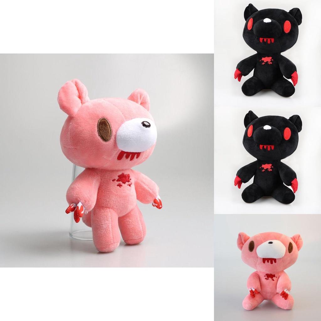 Mori Chack's Bloodthirsty Pink Bear Plush Toy For Kids Soft And Cuddly Stuffed Pillow Doll