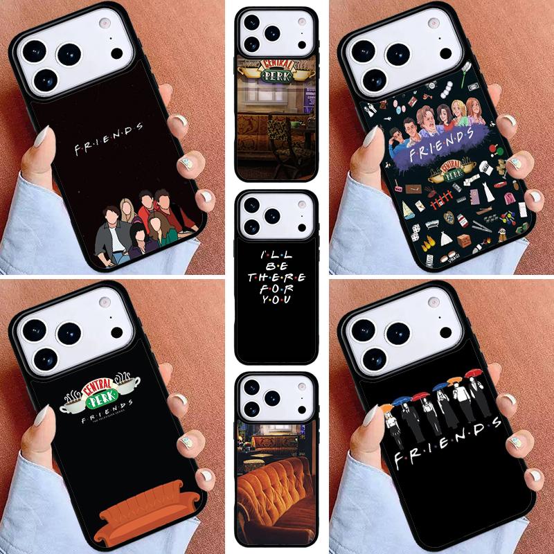 Central Perk Coffee Friends TV Show Phone Case for iPhone 16e 15 14 13 12 17 Pro Max Plus Air 17pro Cover Coque