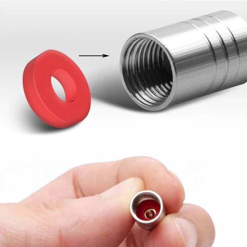 FFEC7 4Pcs 3D Metal Tire Valve Caps Car Tyre Air Stems Cover For Citroen C1 DS3 C2 C3 Vts C4 Saxo C4L C5 C6 C8 Xsara C3-XR Picasso