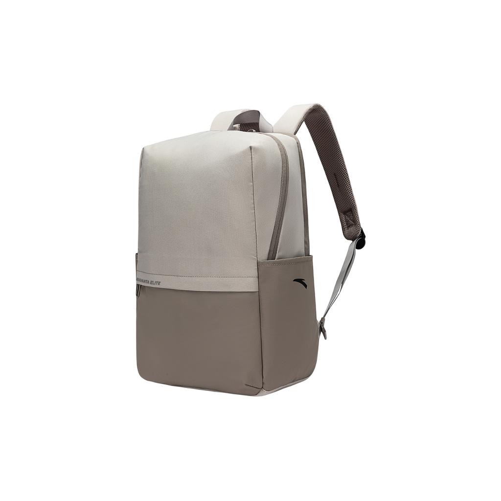 New Anta Fabric Backpack Unisex Apricot 192537151-3