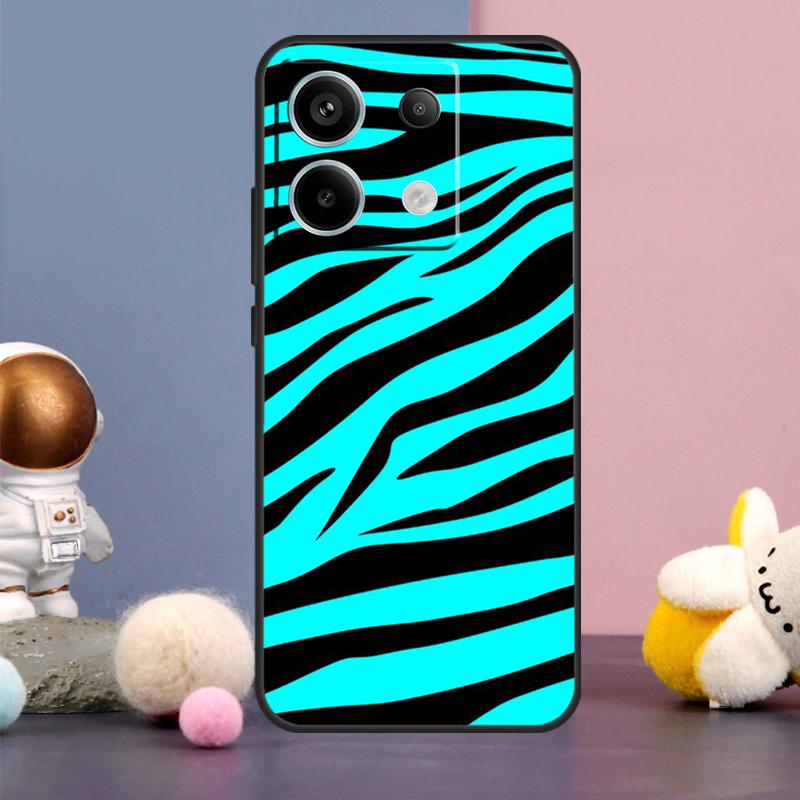 Coque Imprimé Rayures Zèbre Pour Xiaomi Redmi Note 13 9 10 11 12 14 15 Pro Plus Redmi 15 15C 14C 10C 12C 13C Housse