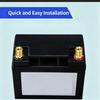 Copper Battery Terminal Set with Threaded Posts, Positive and Negative Pair, Knurled Body and Hardware for Battery Cable Replacement
