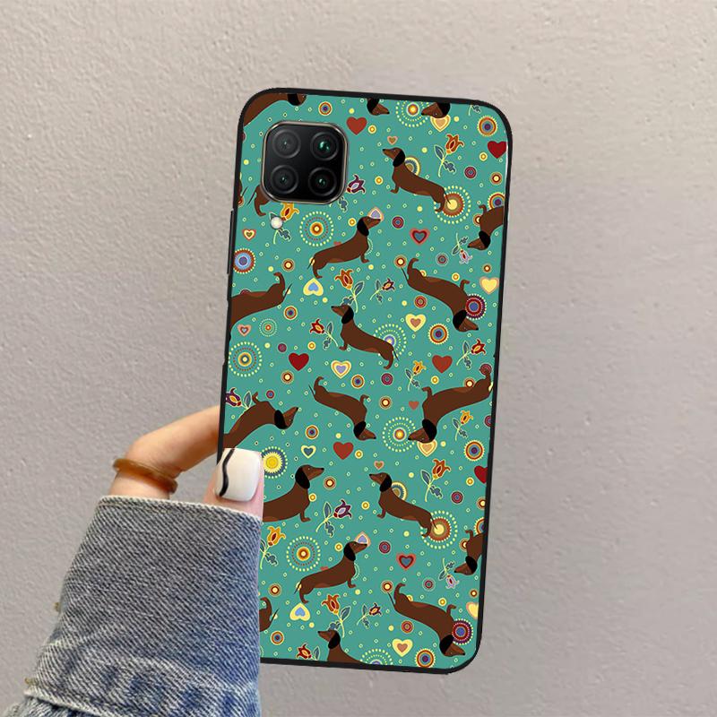 Dachshund Dog For Huawei Nova 12s 12i 11i 8i 7i Y73 Y70 Y90 Y60 Y72 Y61 Y91 9 10 SE P30 Pro P40 Lite Case