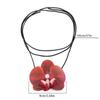 Pearl Phalaenopsis Flower Necklace Colorful Korean Style Choker  Photograph