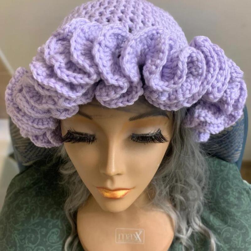 Crochet Halloween Party Funny Style Parent-child Horn Hat Ski Mask Woolen Hat