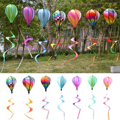 Hot Air Balloon Wind Spinner, Hanging Wind Twister Decoration for Yard, Garden