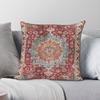 Medallion Brick Red Blue Beige Pillowcase Polyester Linen Velvet Creative Zip Decorative Car Cushion Case
