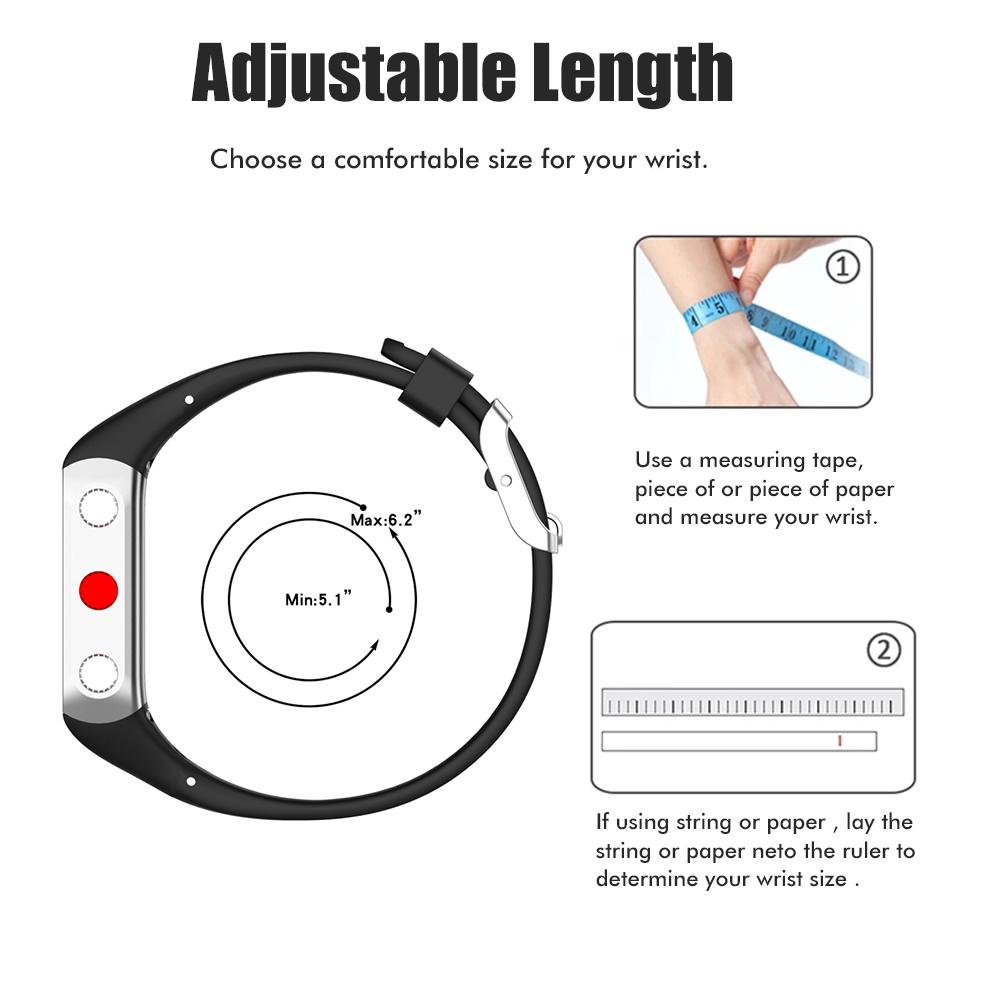 

Силиконовые ремешки для часов Запасные ремешки Мягкий удобный двухцветный ремешок для часов Совместимый для POLAR черный белый