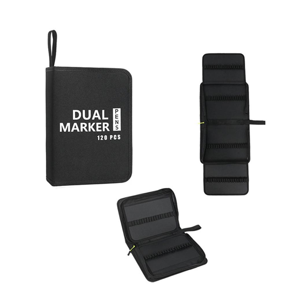 High Capacity Pencils Case Pencil Pouches 60/72/100/120 Slots Coloring Pencil Holder Art Marker Organizers Storage Case