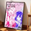 Anime Romance M-Mitsuri And O-Obanai Whitepaper Poster Waterproof Paper Sticker Coffee House Bar Aesthetic Art Wall Painting