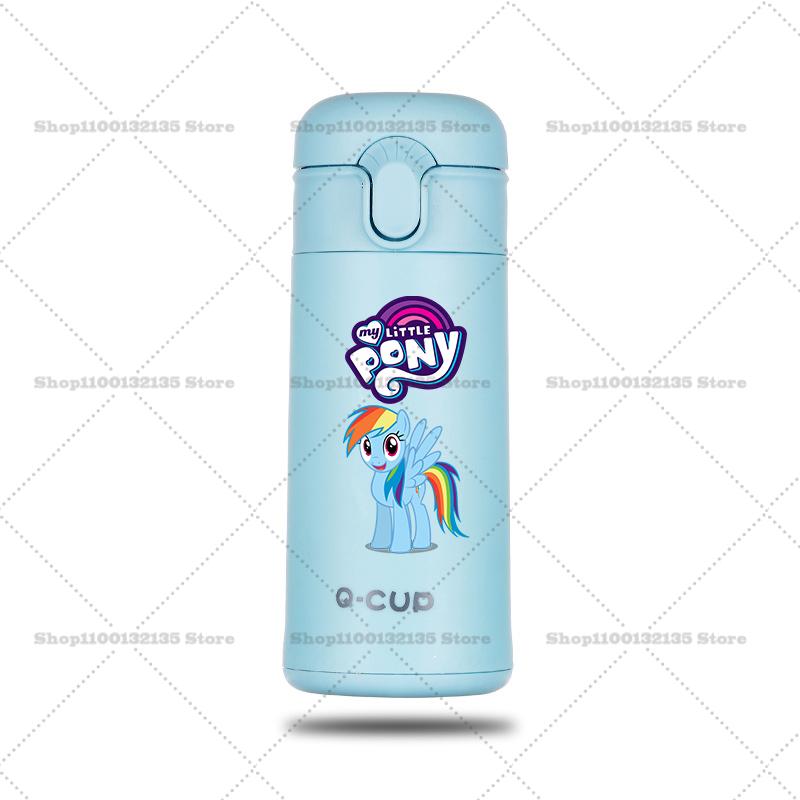 My Little Pony Water Bottles Kawaii Cartoon Print Glass Girl Outdoors Sports Large Capacity Cups Birthday Gift 400ml Kid Friendly Entertaining Fun