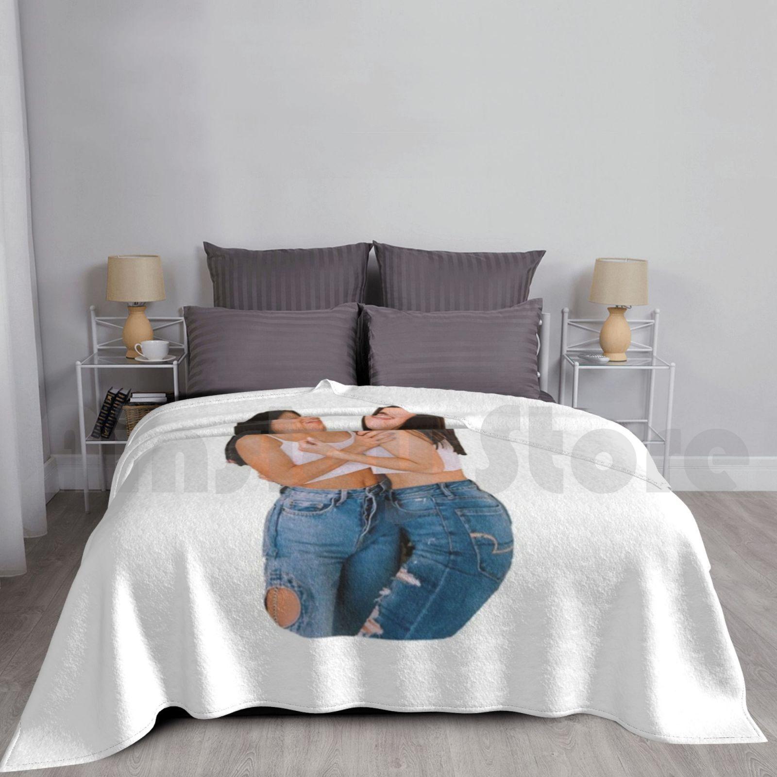 Charli X Dixie Blanket Super Soft Warm Light Thin Charli Damelio Dixie Damelio Charli And Dixie E Girl E Boy Charli Size: 75*100cm, Weight: 230 GSM
