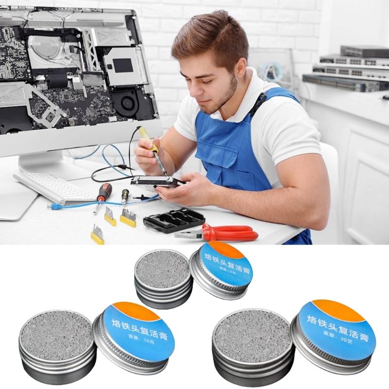 Soldering Iron Tip Tinner Cleaner Cleaning Pastes Refresher Tip Tinner Solder Iron Tip Cleaning Cream Repair Tool