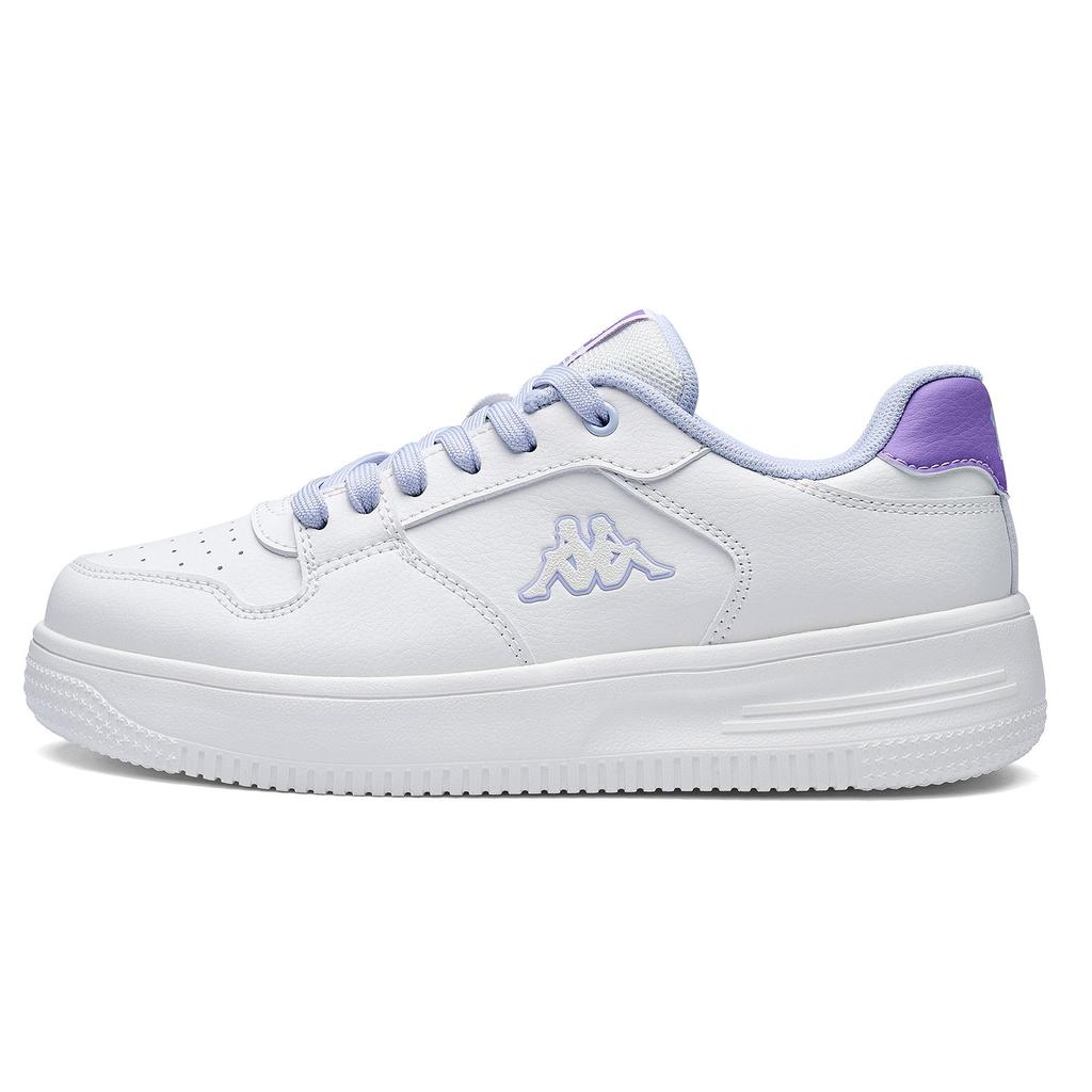 Kappa Back-To-Back Classic Retro Versatile Fashion Youthful Vitality Slip-Resistant Durable Low-Top Skate Shoes Women sneaker White K0FX5CC57CJ-012A