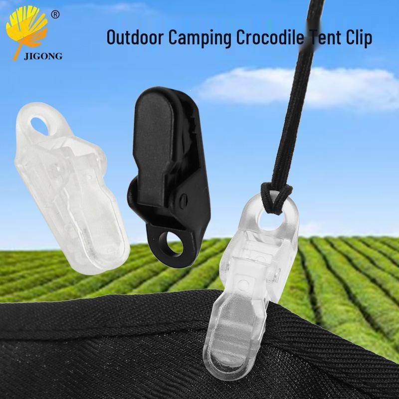 Windproof Crocodile Clip Tent Fixing Buckle for Outdoor Camping Tarps