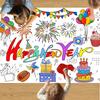 Coloring Poster 30 X 72 Inches Paper Coloring Tablecloth For Kids Large Coloring Activity Poster For Kids Home Party