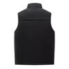 Men's Casual Solid-color Lambskin Vest, Men's Thickened Fleece Collar Warm Sleeveless Jacket