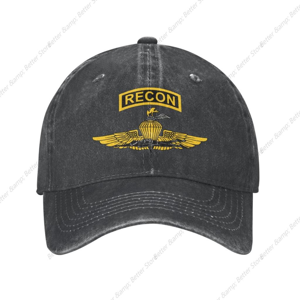 Force Reconnaissance Recon Baseballkappe Golf Dad Hat Verstellbar Unkonstruiert für Männer Frauen