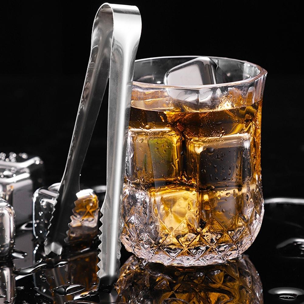 Premium Grade Stainless Steel Chilling Stones for Whiskey Wine Drink