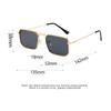 Xiaomi Women Retro Metal Square Sunglasses UV400 Slim Thin Metal Frame Fashion Shades for Travel Driving Street Daily Wear