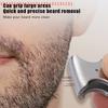 Multi-Functional Hair Removal Tool for Beard Mustache Eyebrow Grooming with Sleek Finish Stainless Steel Precision Tweezers