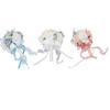 Wedding Bouquets for Bride Soft Ribbon Bridal Bridesmaid Holding Flowers Artificial Rose for Wedding