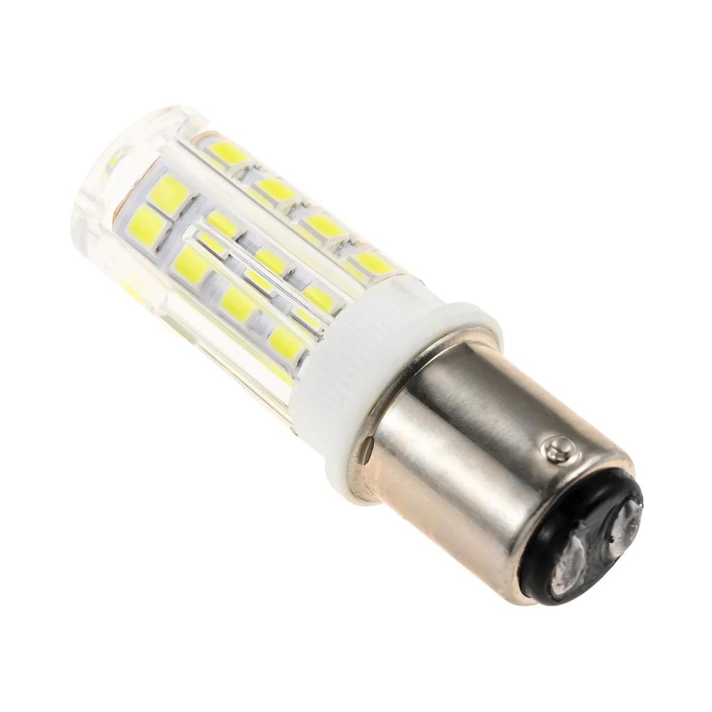 1 Stück E14 BA15D 5W AC/200-240V Nähmaschinenlampe Glühbirne 51/33 LEDs Lampenperlen Weißes Licht für Wohnmobil Camper Marine Yacht Boot Anhänger