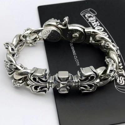 Neues dominantes Kreuzarmband, Herren Trend Retro Armband, Dickes, strapazierfähiges Armband