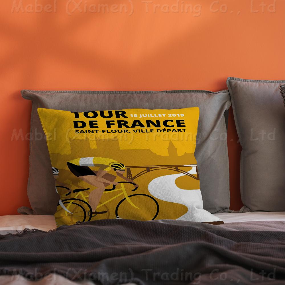 TTour DDe FFrance Pillow Cushion Cover Pillowcase Living Room Sofa Home Decor Customized